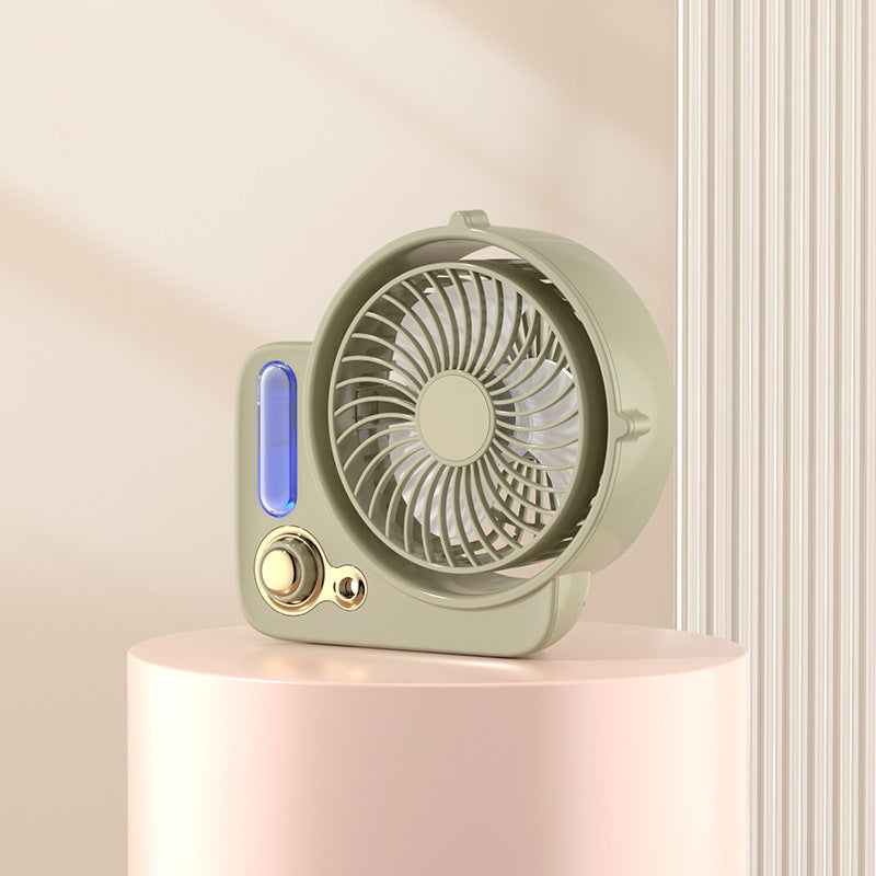 Desktop Spray Humidifier Mini Fan Household Portable Fan